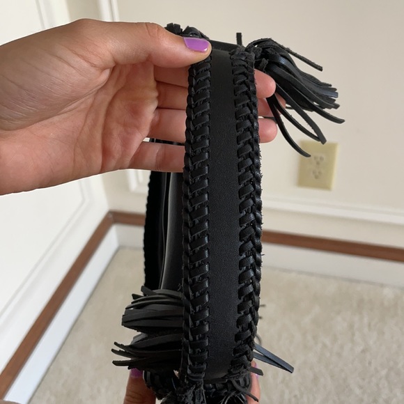 Rebecca Minkoff black tassel purse - Picture 5 of 6